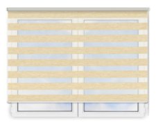 Стандартные рулонные шторы День Ночь палермо 13 цена. Купить в «Мастерская Жалюзи»